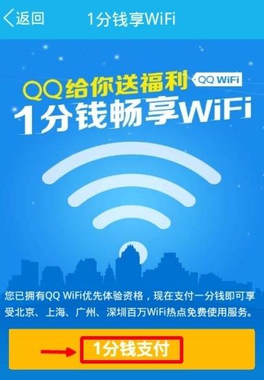 点击“1分钱支付”按钮