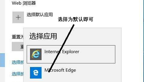 win10设置默认浏览器的方法