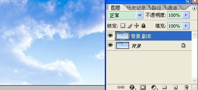 打开图片，复制一层