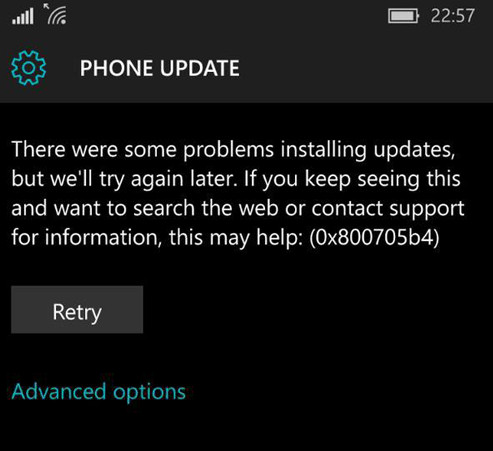 win10mobile  10536 安装错误怎么办
