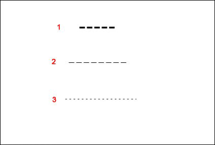 photoshop虚线效果